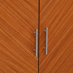 HOMCOM Freestanding Kitchen Storage Cabinet Cupboard Metal Base