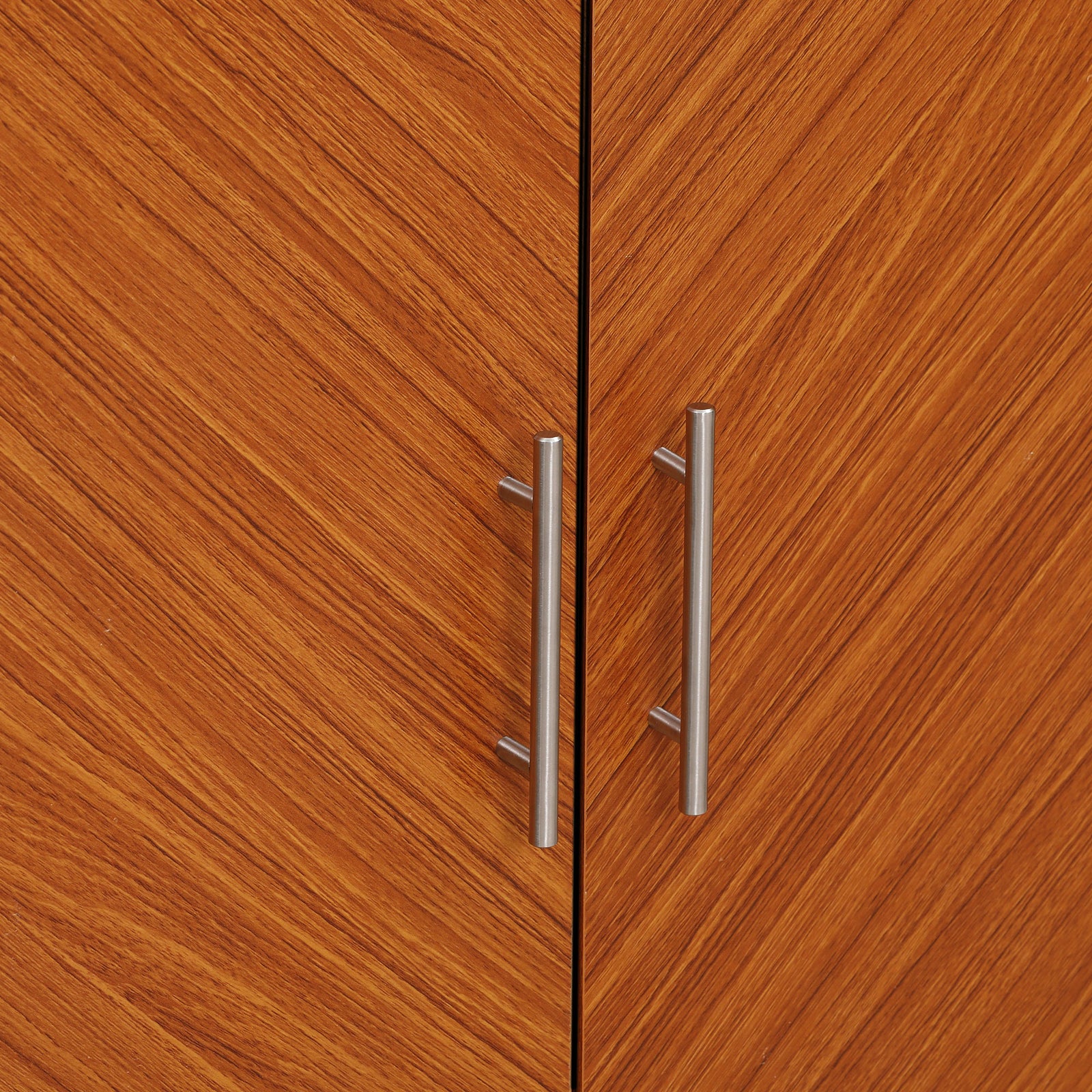 HOMCOM Freestanding Kitchen Storage Cabinet Cupboard Metal Base