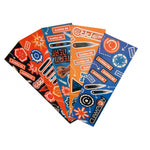 Stickers (pack Of 50) | One Size | Orange