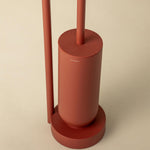 Toilet Brush With Toilet Roll Holder, Matt White, Geyser Collection | Matte White