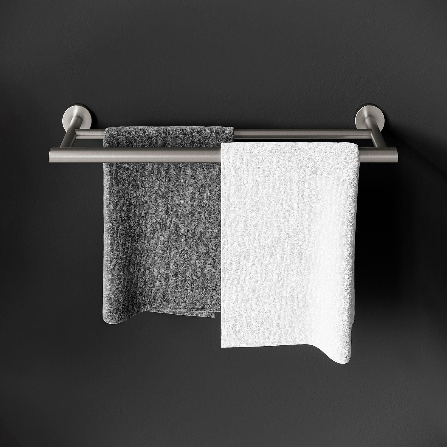 Towel Rack, Brushed Stainless Steel, Architect S+ Collection