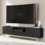 Diamond Luxe Tv Unit 180cm - Deco | Black
