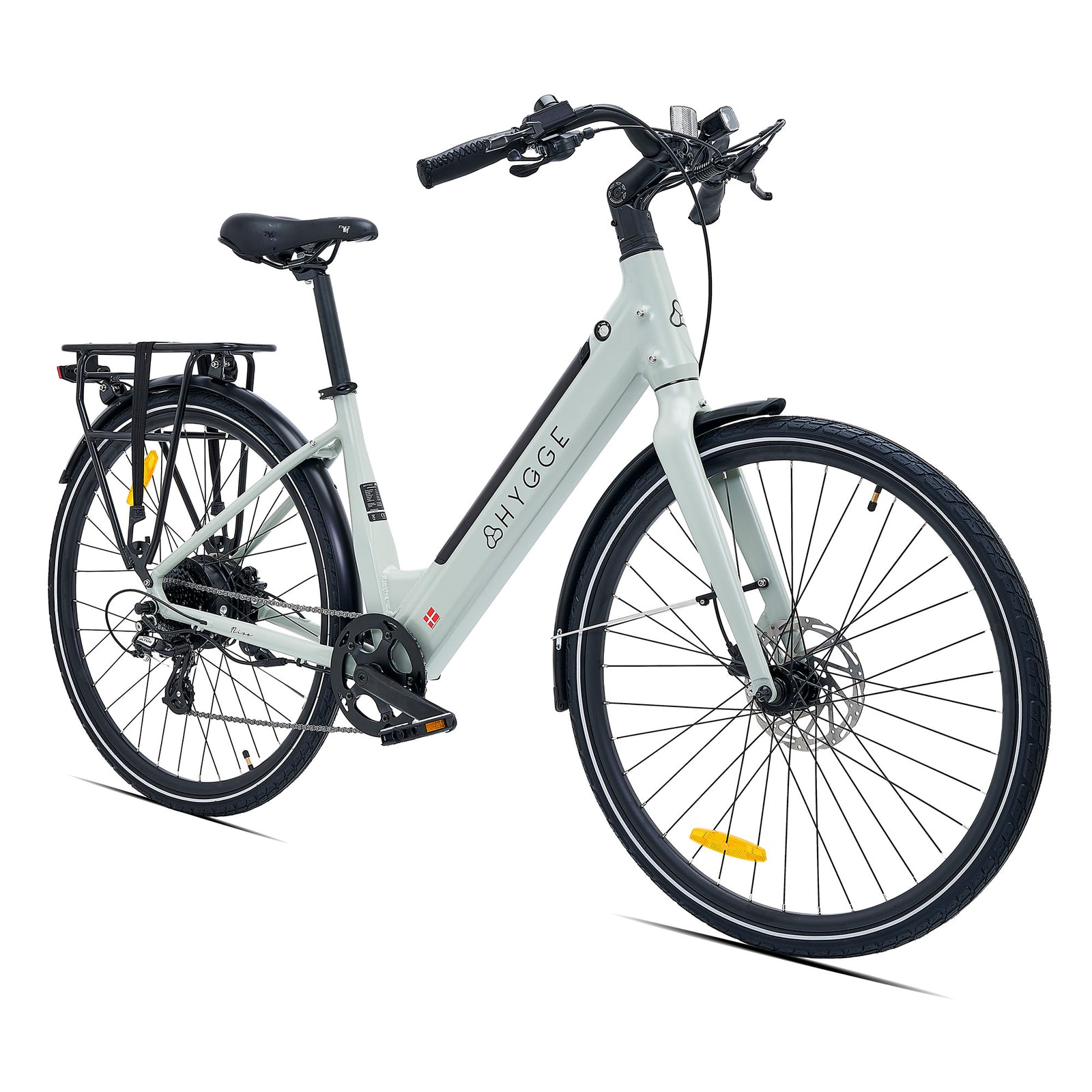 Nivo Commuter 2025 – Urban E-bike With 48v 14ah Samsung Battery – Moss Grey