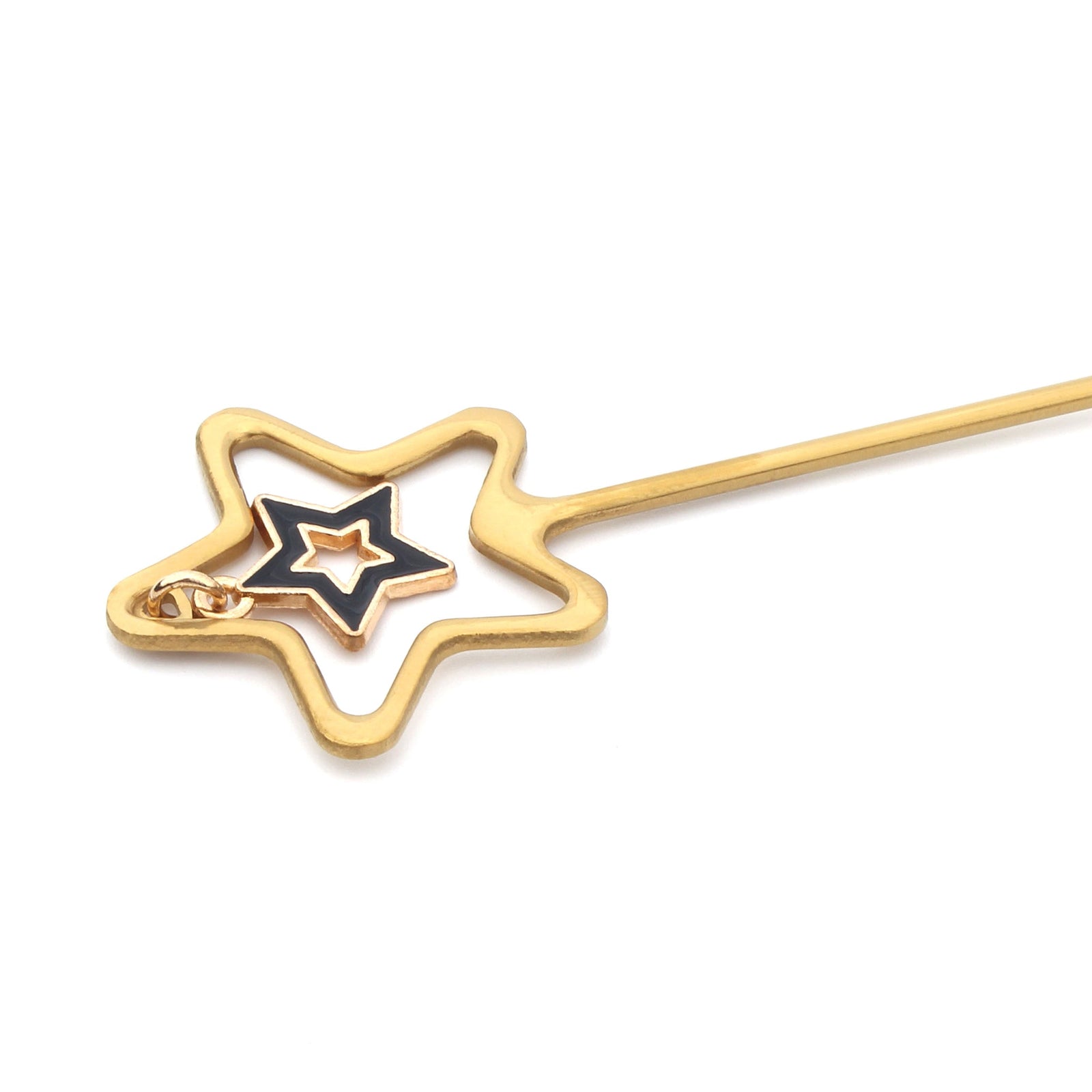 Tea Spoons Set 18/8 Stainless Steel 4pc Teaspoon Set Gold Star Christmas Gift | Gold