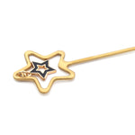 Tea Spoons Set 18/8 Stainless Steel 4pc Teaspoon Set Gold Star Christmas Gift | Gold