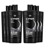 Black Shower Gel With Frozen Pear & Cedarwood Hd Fragrance 700ml, 6 Pack