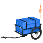 Bike Cargo Trailer With Foldable Storage Box | Blue