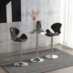 Adjustable Round Bar Table, Swivel Top, 60cm