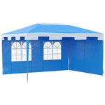 Party Tent Waterproof Garden Gazebo Canopy Cover Shade | Blue