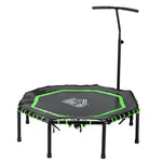 Foldable Trampoline W/ Adjust Handle, Max Load 150 Kg | Green