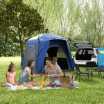 4 Man Pop Up Tent Automatic Camping Backpacking Dome Shelter | Gray