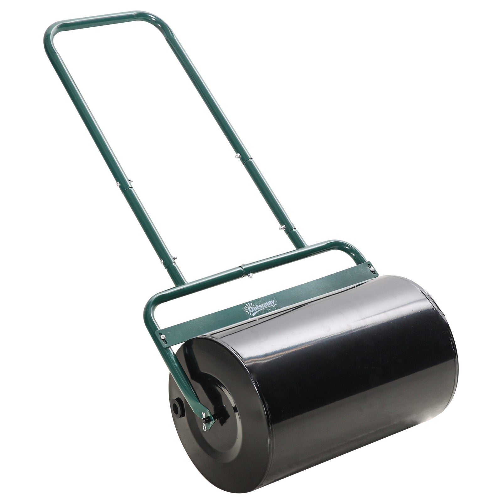 Combination Push/tow Lawn Roller Filled W/ 38l Sand Or Water