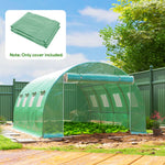 4 X 3 X 2m Greenhouse Replacement Cover | Green