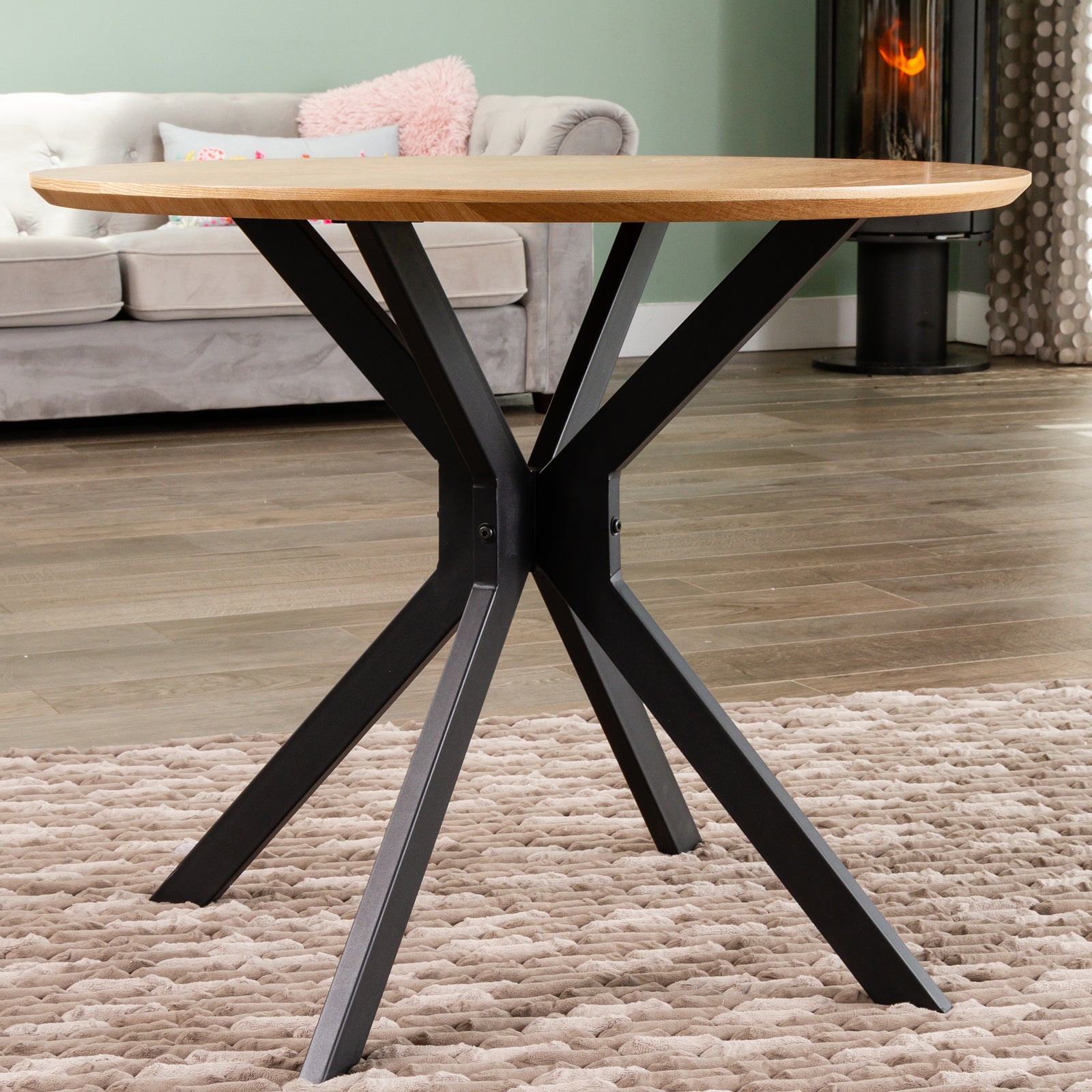 Piacenza 90cm Diameter Round Dining Table