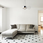 Luna Pendant 40cm 3xe14 Designer Light Crafted From A Chrome Fitting And Glass Shades With Suspended Crystals