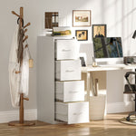 4 Drawer Filing Cabinet Steel File Cabinet For A4 | Extra Large | White