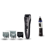 Er-gb80 + Er-gn30 Beard, Body & Facial Hair Trimmer Set | Black