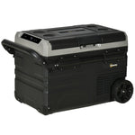 Car Refrigerator 12v Portable Freezer W/ Inner Led Light | Black
