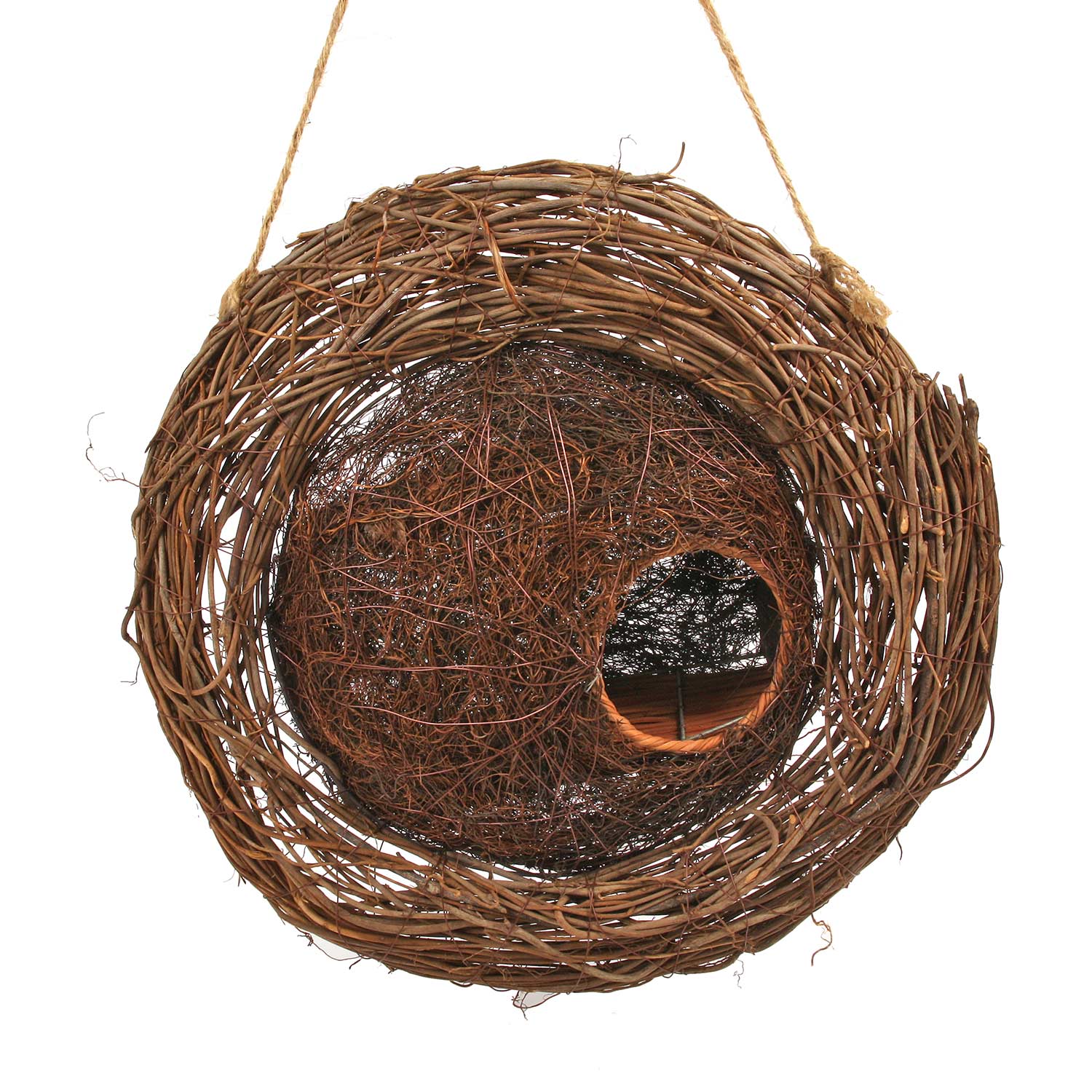 Simon King Wreath Nester For Small Birds 40cm | Brown