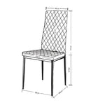 Indoor & Outdoor Living Harley Extendable Dining Table With 4 Emily Chairs