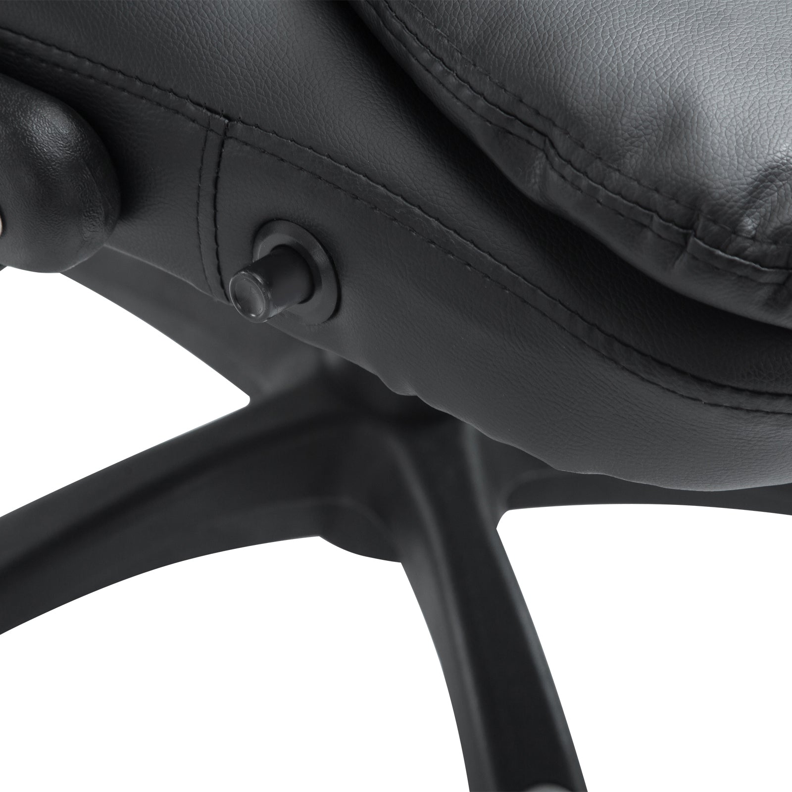 Executive Massage Heating Leather Chair | Black