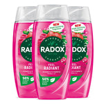 Feel Radiant Shower Gel With Strawberry And Raspberry Fragrance 225ml, 3pk | 3 | Pink