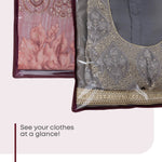 Saree & Garment Storage Bags With Clear Window Pack Of 10