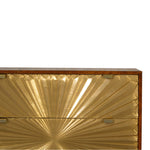 Solid Mango Wood Manila Gold Chest