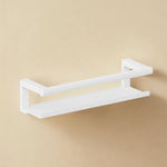 Bathroom Shelf, Organizer, Glass Wiper, Architect S+ Collection | Matte White