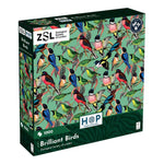The House of Puzzles ZSL Brilliant Birds 1000 Piece Jigsaw Puzzle