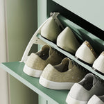 2 Drawer Shoe Cabinet For Hallway | Green