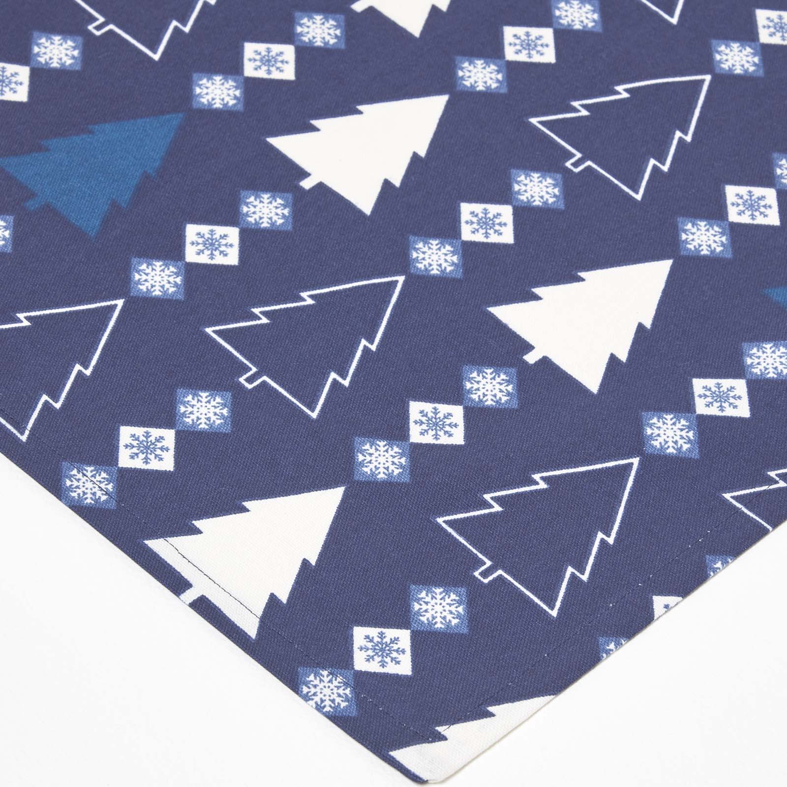 Blue Winterland Christmas Napkins, Set Of 4