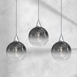 Monte Hand Made Designer Pendant Lamp Smoked Glass Shades
