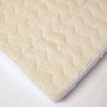 Deep Quilted Fleece Mattress Topper | Single | White