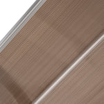 Outdoor Curved Window Canopy, 0.8x2m | Brown