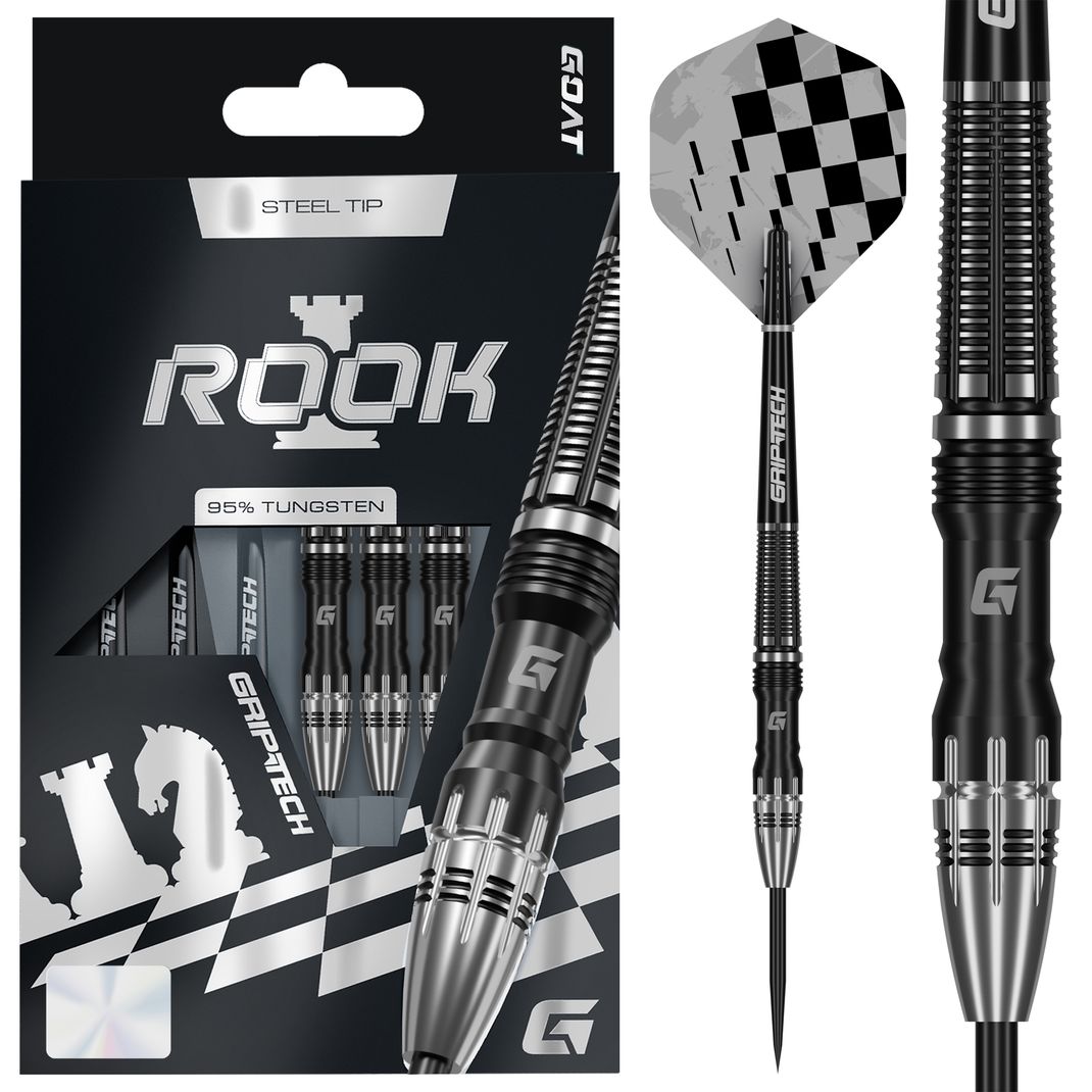 Rook 95% Tungsten Steel Tip | 22g | Silver