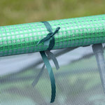 Mini Greenhouse With Zipped Windows 180x140x80cm