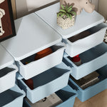 Kids Storage Units With Drawers 3 Tier Chest Dresser Tower | Blue