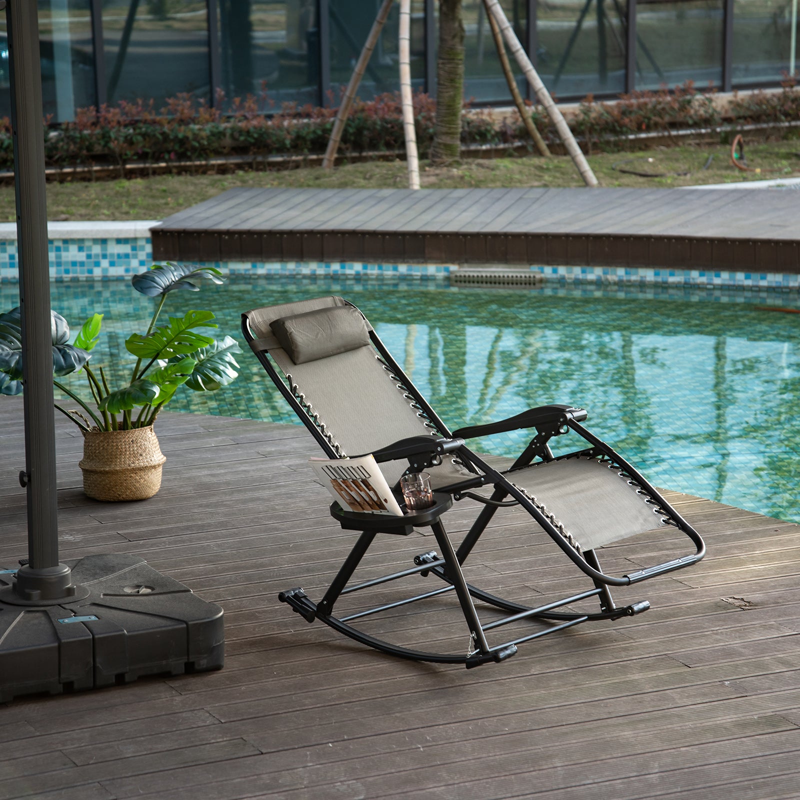 Folding Recliner Rocker Zero-gravity Seat