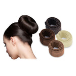 Aquarius Magic Twist Hair Bun Maker Donut Shaper Beige Easy Updo Styling Tool