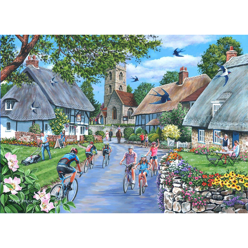 Sunday Morning - Big 500 Piece Jigsaw Puzzle For Adults, With Extra Large Pieces