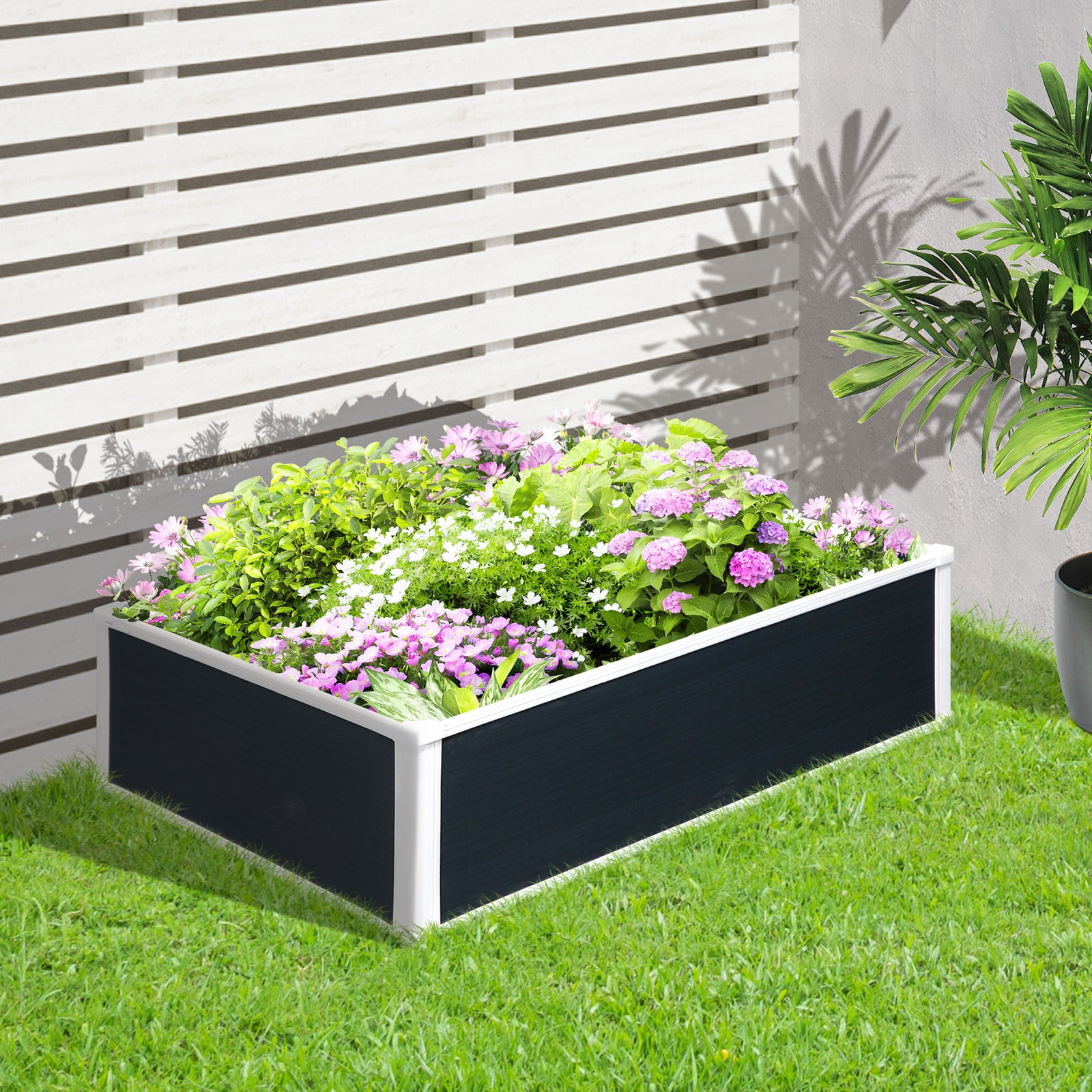 Garden Raised Bed Planter Pot Pp 100x80cm