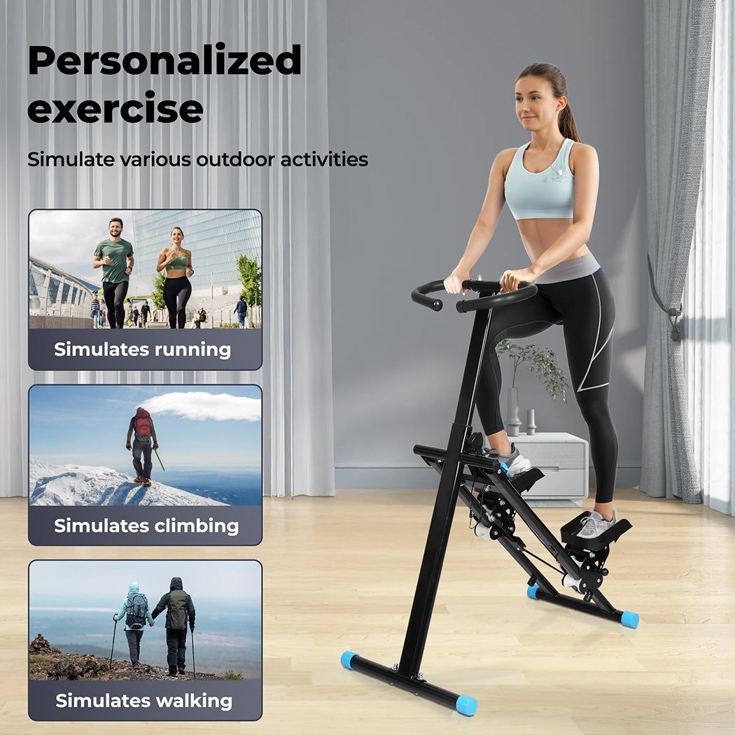 Centra Upgraded Vertical Stair Climber Foldable Stepper Exercise Machine