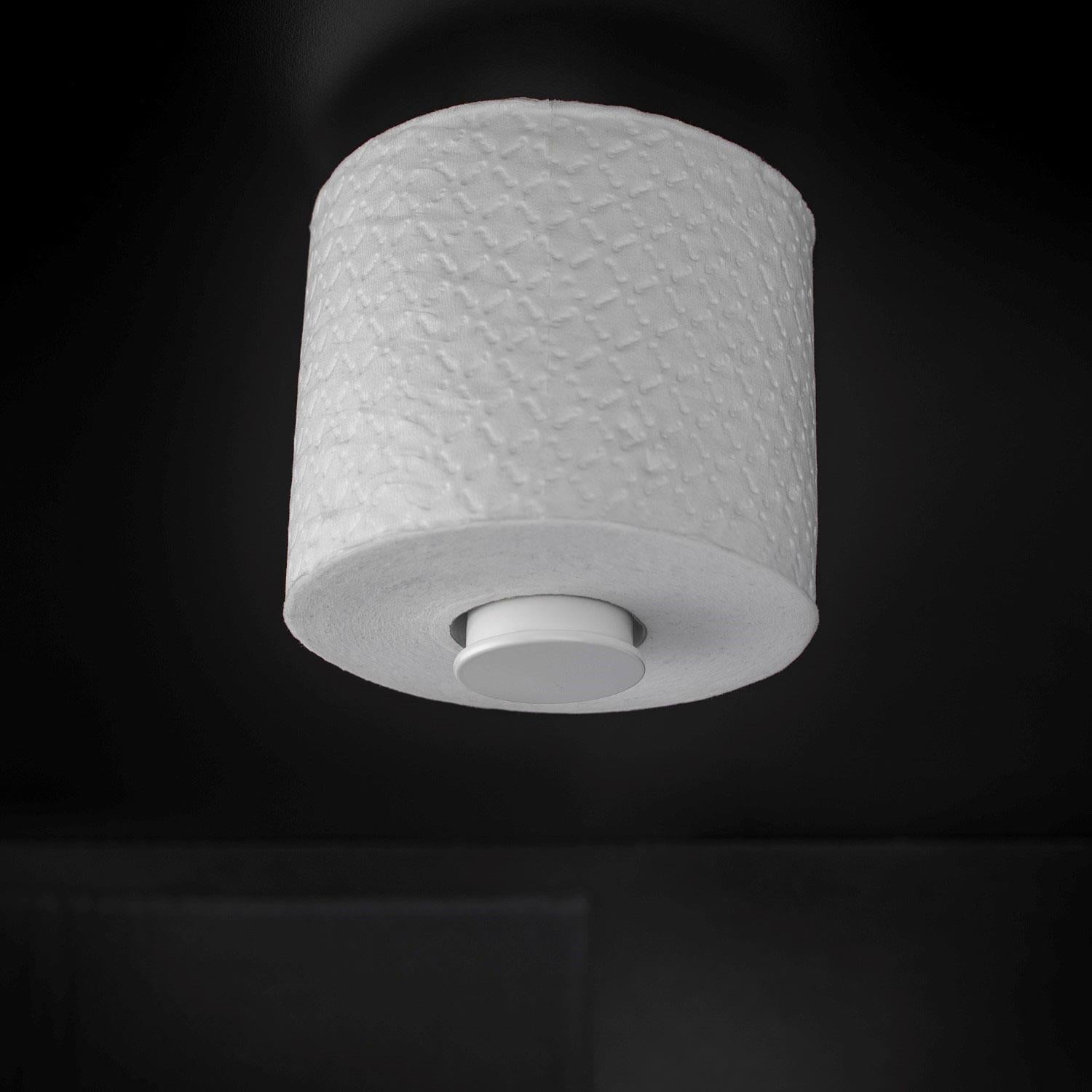 Toilet Roll Holder, White Matt, Wall-mounted, 12,5 Cm. Collection Bwc