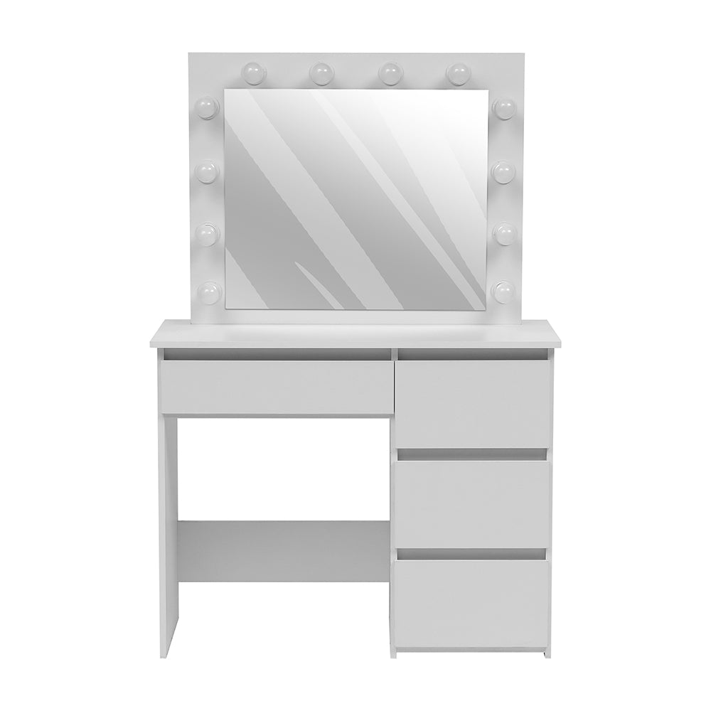 Hollywood Dressing Table With Large Lighted Mirror
