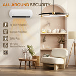 Ceramic Electric Heater 2000w With Fan, Wall Mounted | White