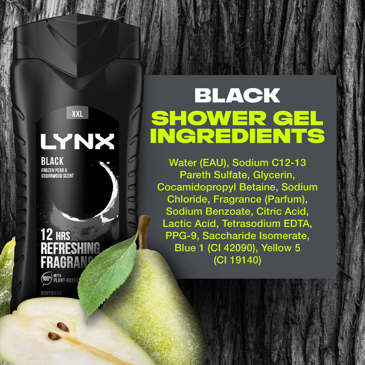 Black Vanilla Body Wash With 12hrs Of Freshness For Men 400ml | Set of 24