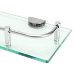 50cm Shelf Tempered Glass 6mm Thick Storage Organizer Wall Mounted Bathroom