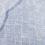 Blue Broken Texture Cotton Printed Duvet Cover Set | Super King | Blue