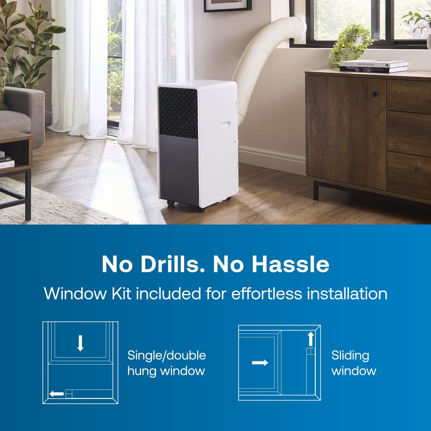 EcoIQ Portable Air Conditioning Unit, 12000 Btu